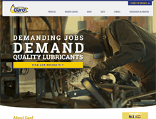 Tablet Screenshot of gardoil.com